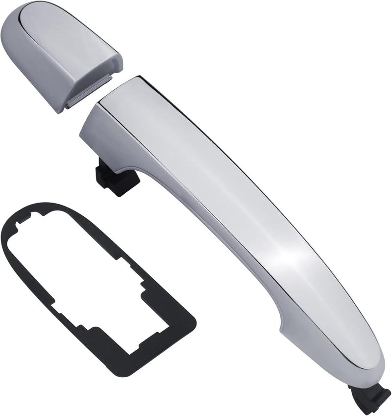 APPERFiT Exterior Door Handle Chrome w/Gasket Pad Compatible with Kia Sorento 2011 2012 2013 2014 2015 Rear Door Right Passenger Side Panel Replaces 826512P010 836622P010 826542P000 - Image 1